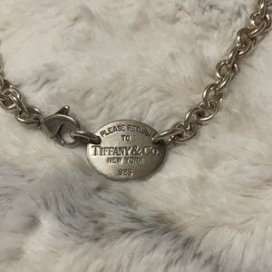 Tiffany Oval Tag Necklace